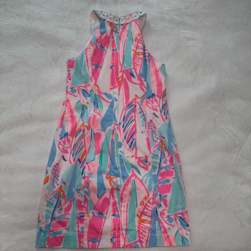 Lilly Pulitzer Lynn Shift Dress in Out to Sea - Picture 3 of 3